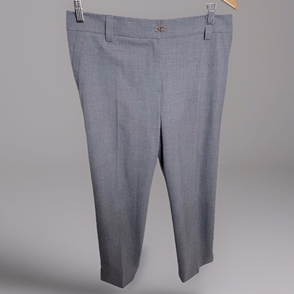 Carlisle Wool Gray Dress Pants | Size 8 - Picture 1 of 4